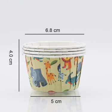 Cápsula Cupcake Animais da Selva - JustAddLove